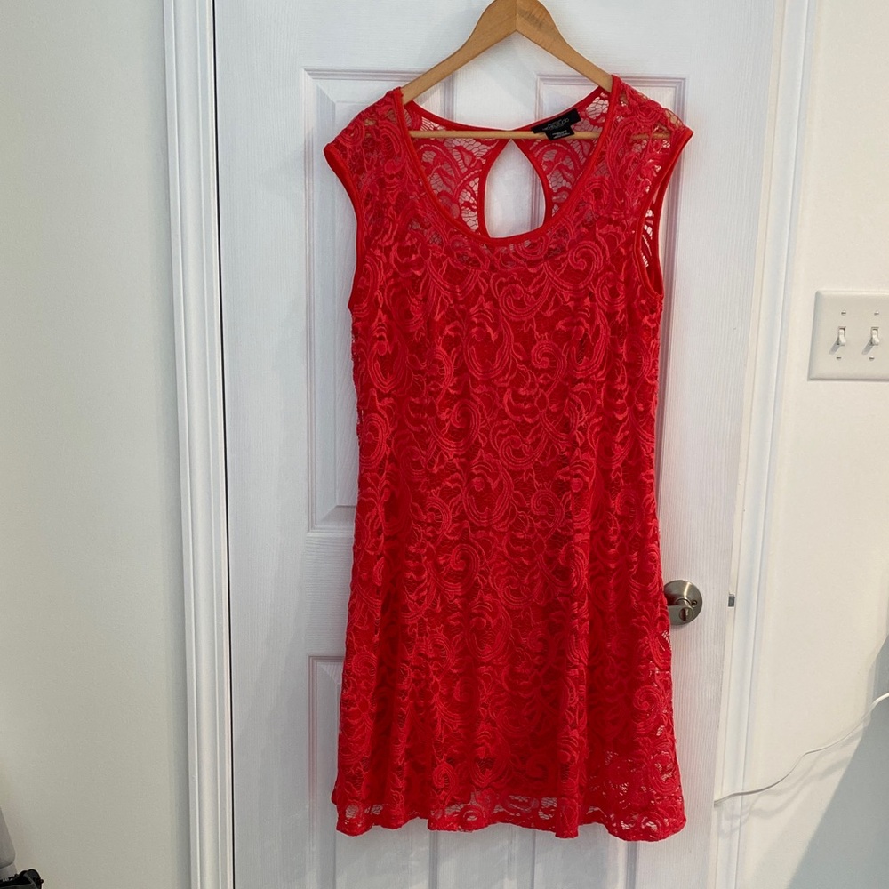 Michel Studio Dress Plus size Coral Red size 16